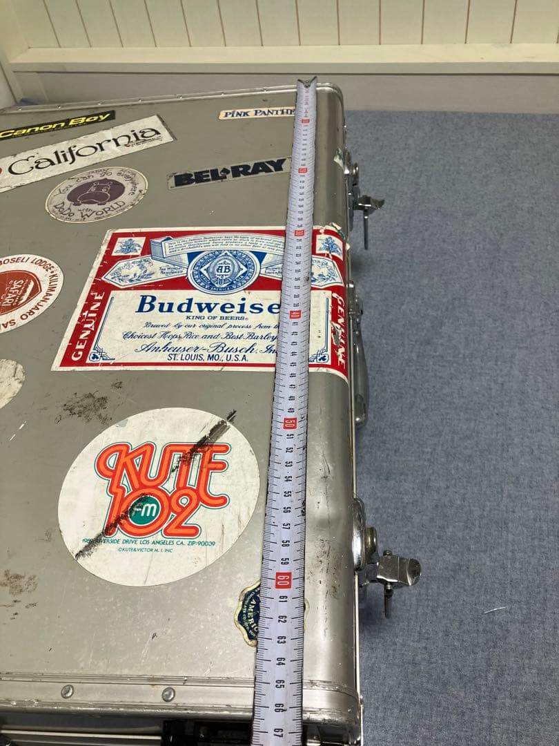 サ*リ様 ジュラルミン製スーツケース　アルミ合金　レア　ビンテージ