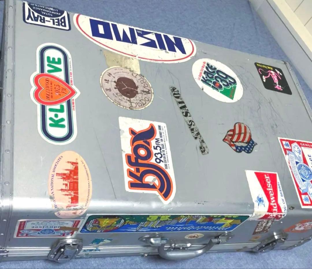 サ*リ様 ジュラルミン製スーツケース　アルミ合金　レア　ビンテージ