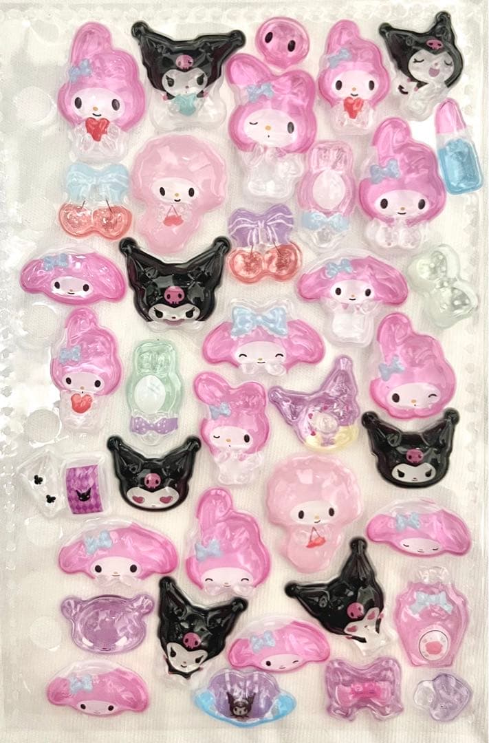 【完成品】ボンボンドロップ　うるちゅるベビー　サンリオ　しずくちゃん　シール帳