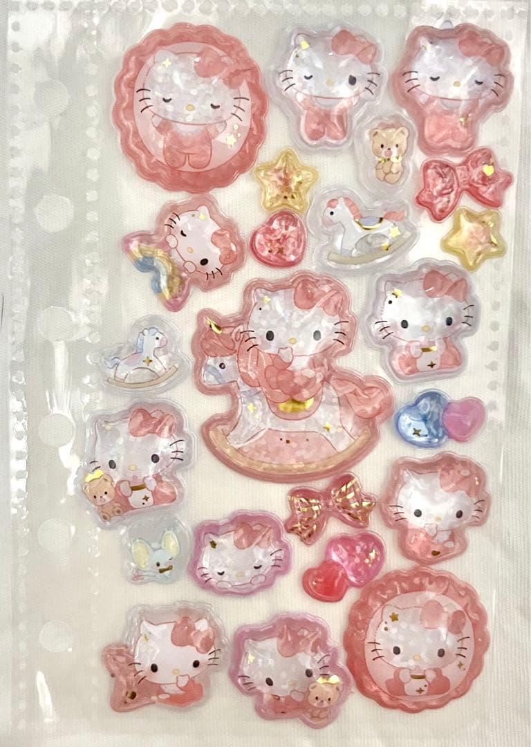 【完成品】ボンボンドロップ　うるちゅるベビー　サンリオ　しずくちゃん　シール帳