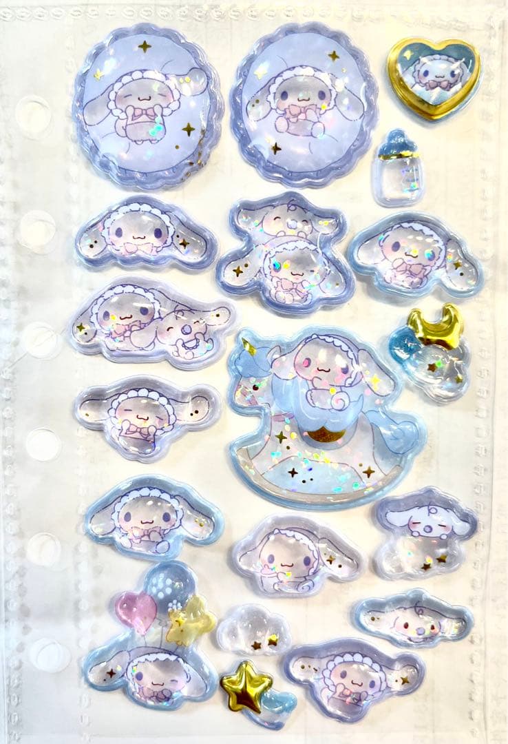 【完成品】ボンボンドロップ　うるちゅるベビー　サンリオ　しずくちゃん　シール帳