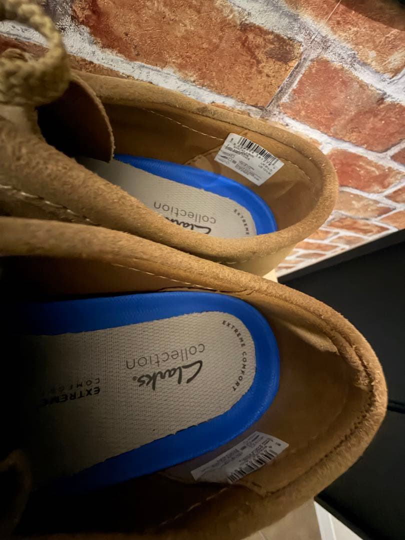 Clarks ベージュ モカシン 靴