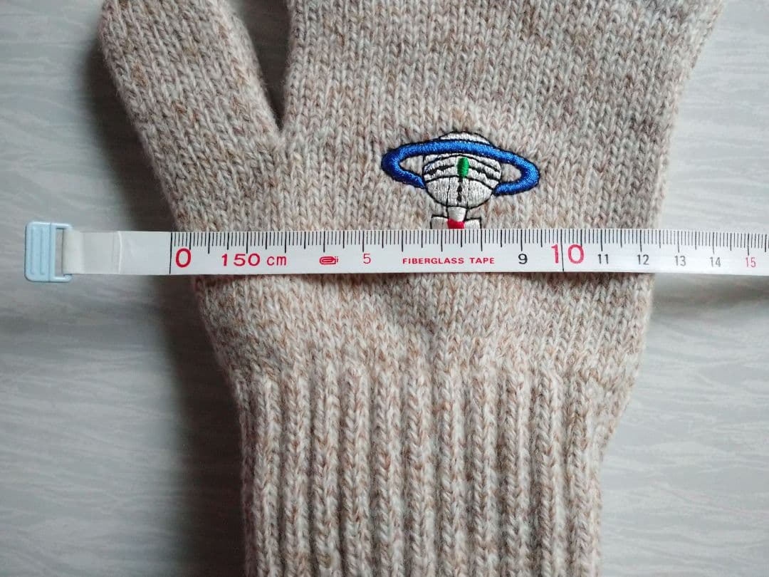 ヴィヴィアンウエストウッド メンズ カラーオーブ刺繍手袋 ベージュ