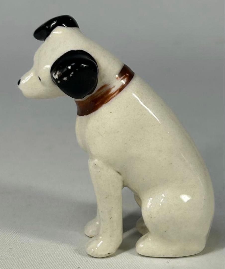 【希少レトロ】★昭和レトロ　ビクター　　ニッパー 犬5匹　ミニ陶器　置物