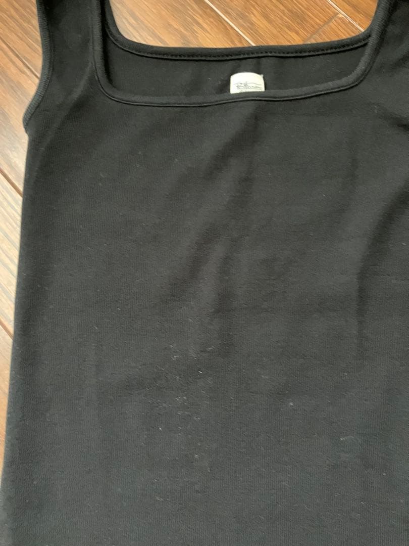 ロンハーマン　ベアリブタンクトップ　ブラック　S