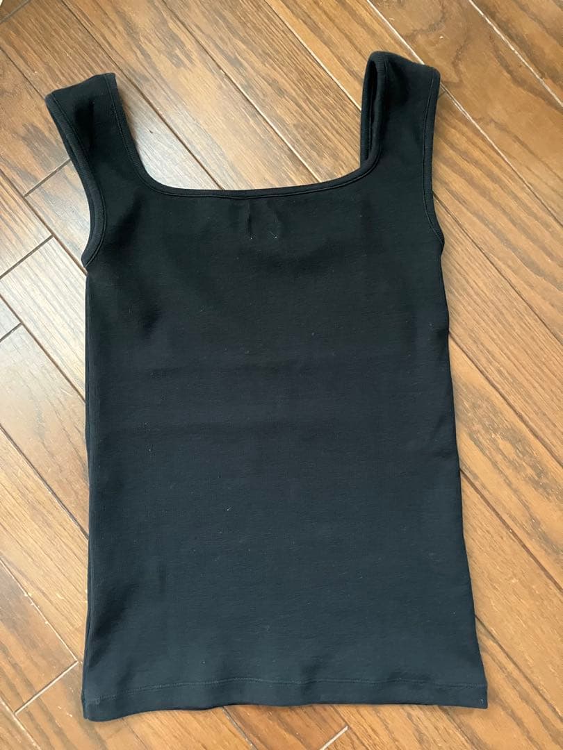 ロンハーマン　ベアリブタンクトップ　ブラック　S