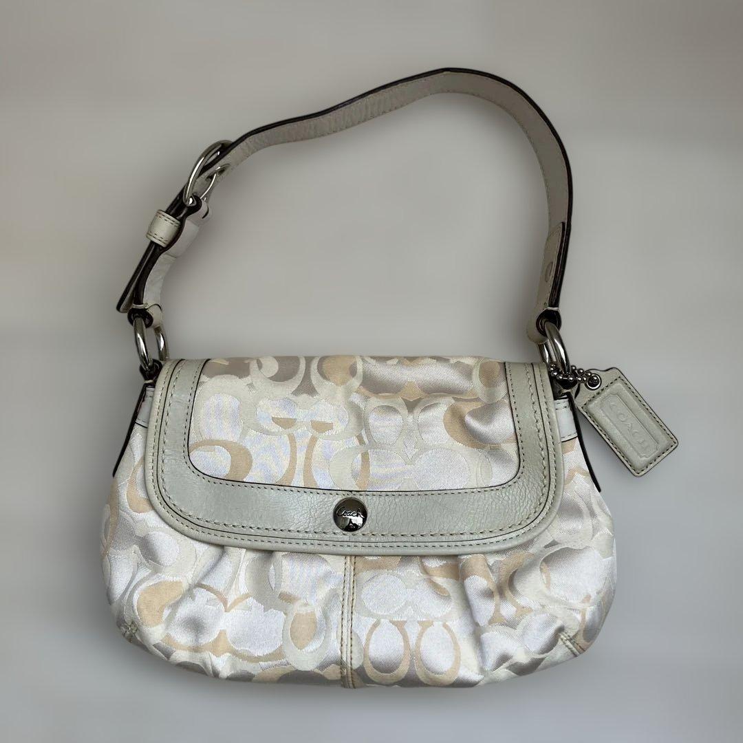 COACH ワンショルダーバッグ キャンバス シグネチャー