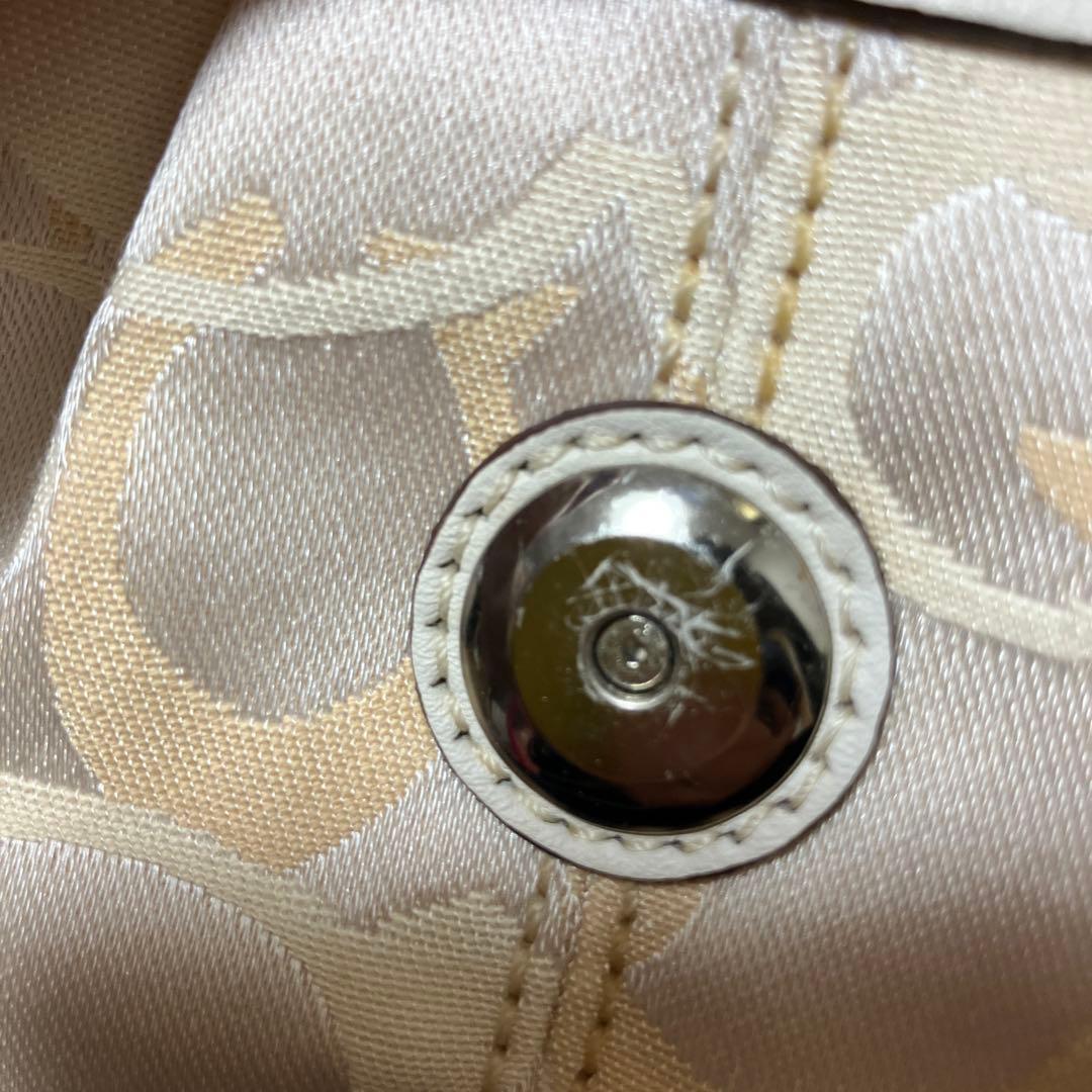 COACH ワンショルダーバッグ キャンバス シグネチャー