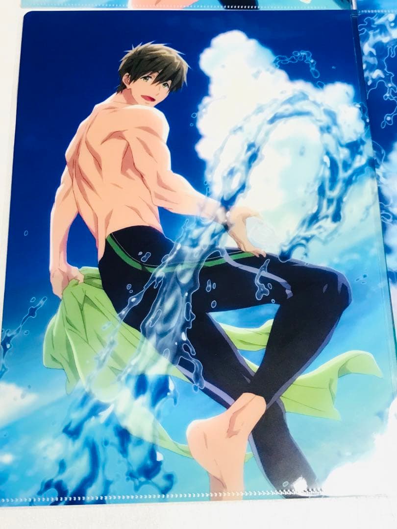 Free!RWクリアファイル8枚 七瀬遙 橘真琴 松岡凛 山崎宗介 桐嶋郁弥