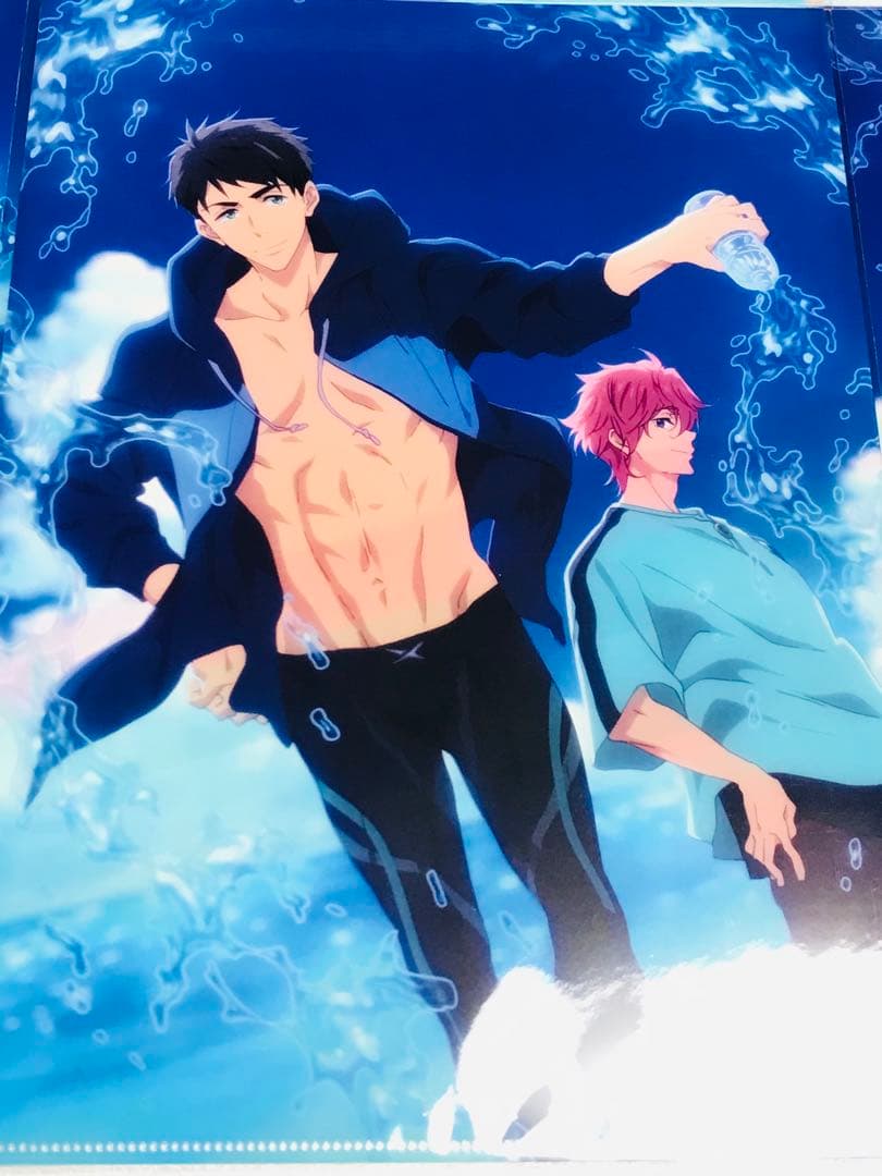Free!RWクリアファイル8枚 七瀬遙 橘真琴 松岡凛 山崎宗介 桐嶋郁弥