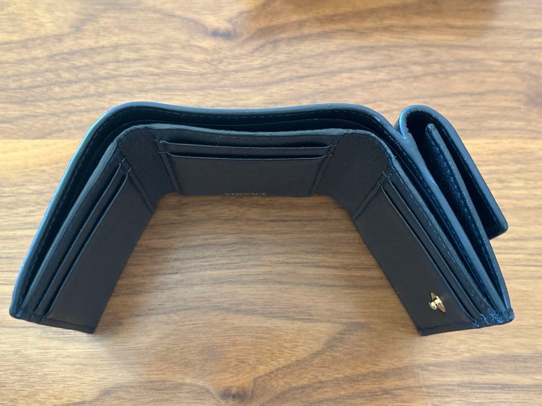 VERSACE ブラック 二つ折り財布