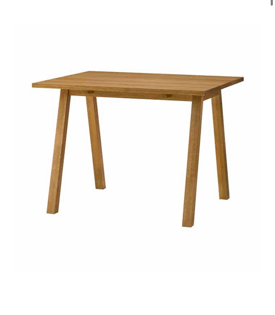 【unico】ELEMT(エレムト)　ダイニングテーブル W1000　ブラウン