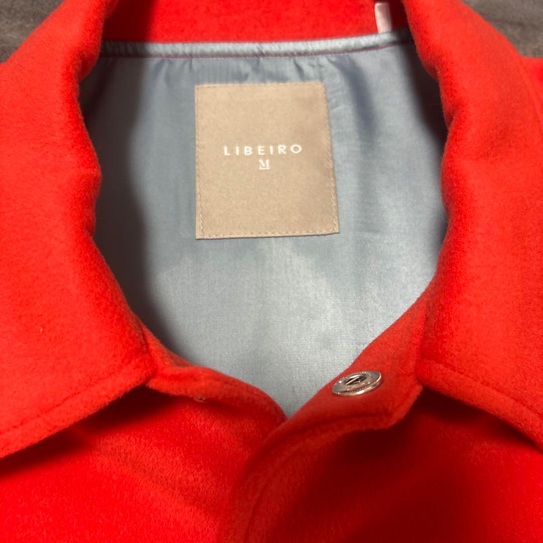 LIBEIRO 赤いフリースジャケット 2025年　mサイズ完売品