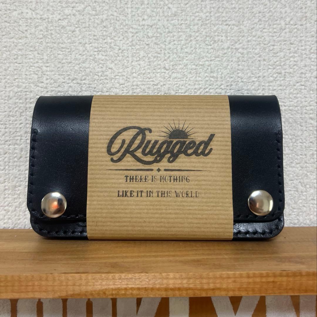 【即納】ミドルトラッカーウォレット　北米産ステアハイド