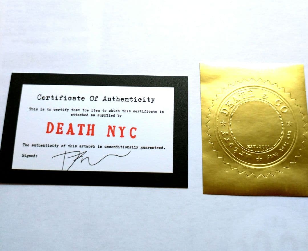 death nyc 世界限定100枚　マリリンモンロー　アンディウォーホル