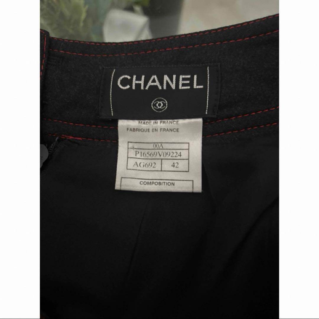 CHANEL大きいサイズ プリーツスカート