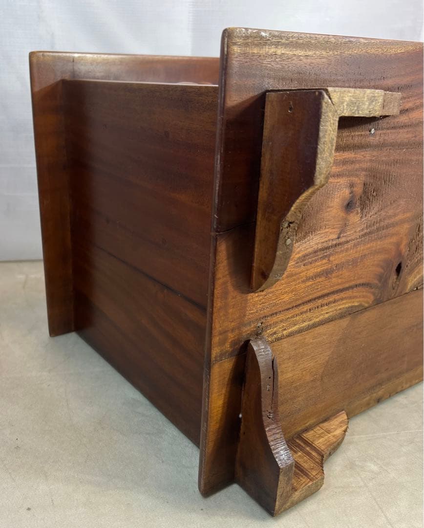 薬箱 アンティーク ヴィンテージ キャビネット3段 収納 引き出し 和風チェスト