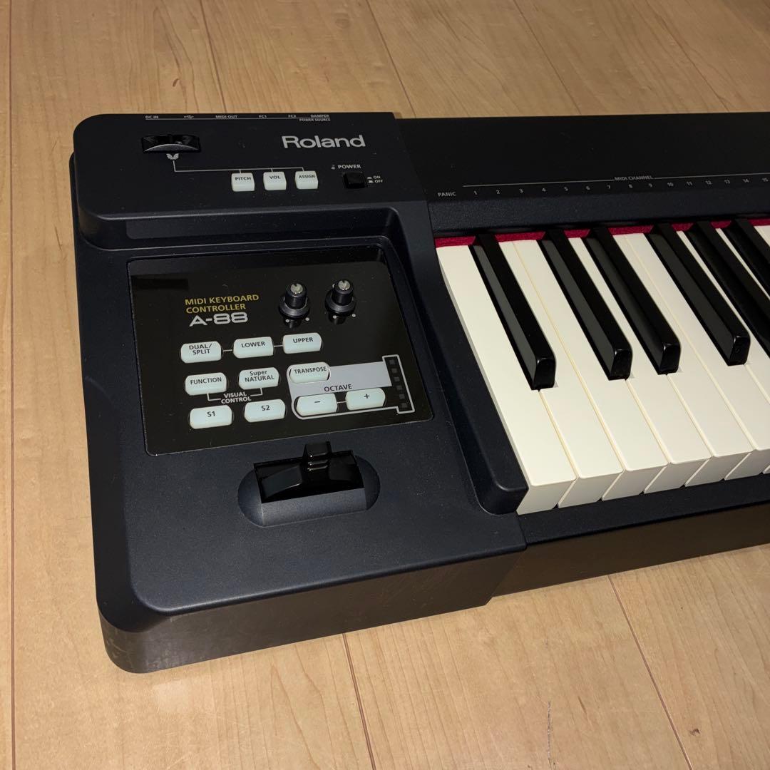 送料込み【美品】Roland A-88 電子ピアノMIDIキーボード ローランド