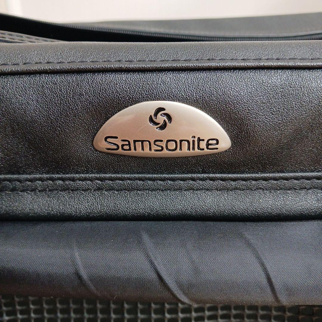 ペット用ソフトキャリーバッグ 黒 メッシュ　【Samsonite　サムソナイト】