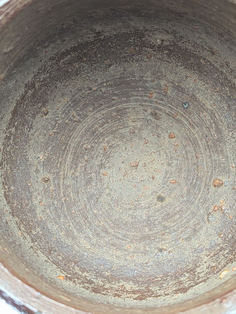 人間国宝 藤原啓 備前焼 杯 共箱共布 酒器 ぐい呑 酒盃 お猪口 おちょこ