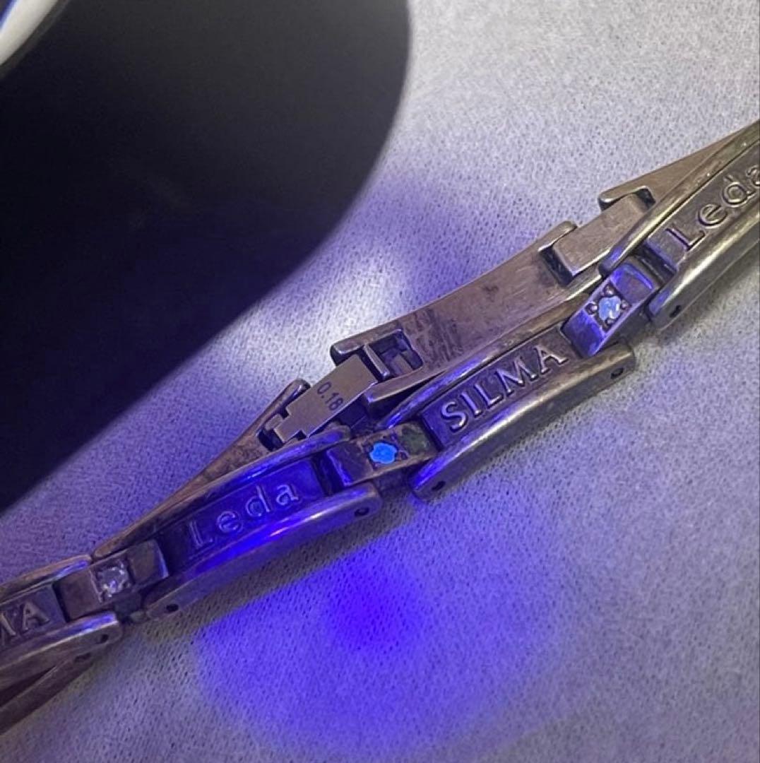 ピンクの猫！レダシルマ　ダイアモンド　ブレスレット