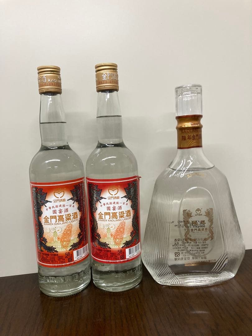 3本 台湾酒 高粱酒 中国酒 白酒 金門酒 金門高粱酒 茅台酒 記念酒 五粮酒