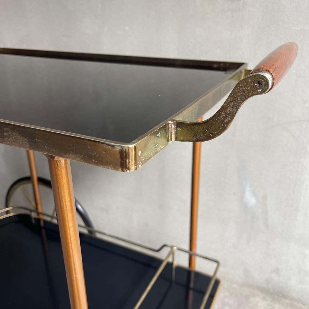 英国　PILKINGTON キッチンカート　ティートロリー　オールドヴィンテージ