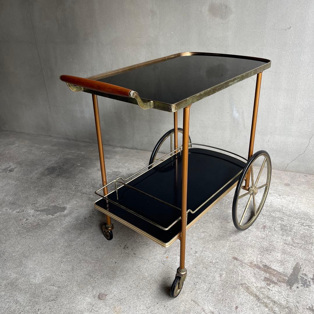 英国　PILKINGTON キッチンカート　ティートロリー　オールドヴィンテージ