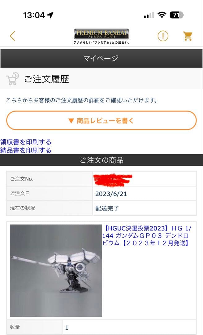 【完全新品】HG 1/144ガンダムデンドロビウム(2023年12月購入)