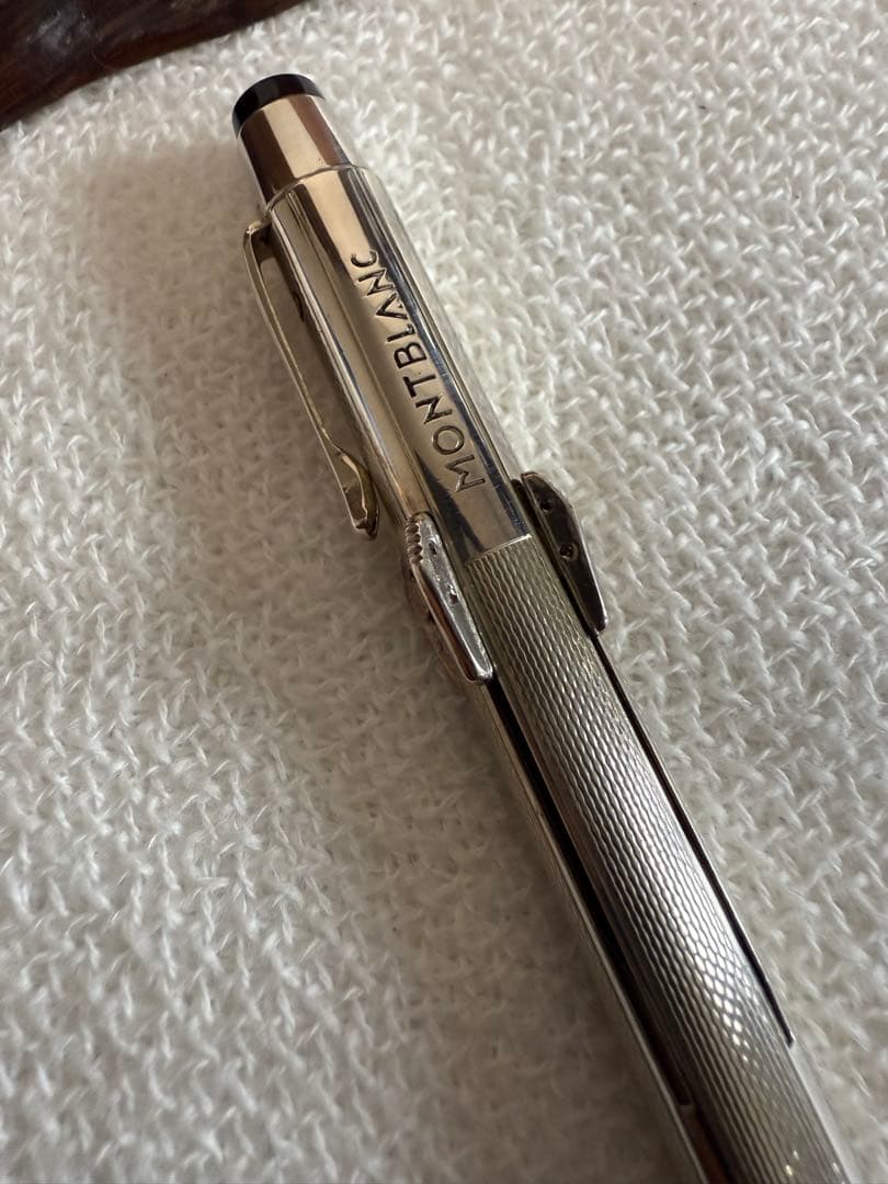 モンブラン四色のボールペン、スターリングシルバー、935銀