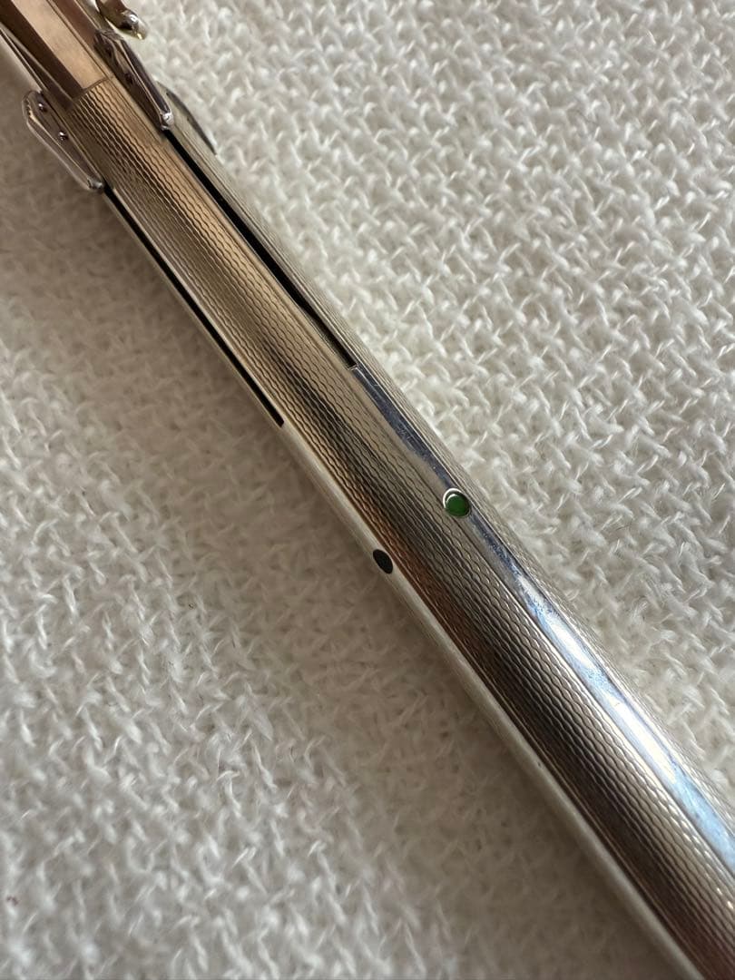 モンブラン四色のボールペン、スターリングシルバー、935銀