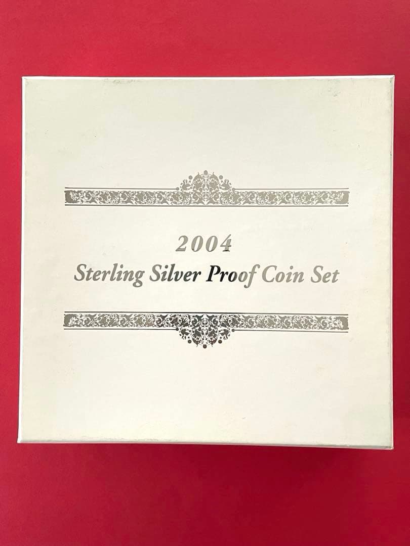 シンガポール造幣局 スターリングシルバープルーフセット 2004