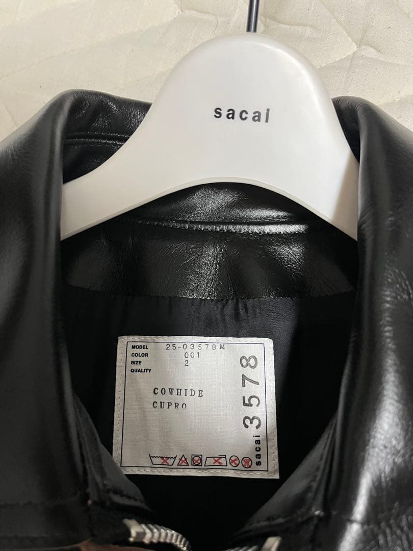 sacai 25ss レザージャケット 2