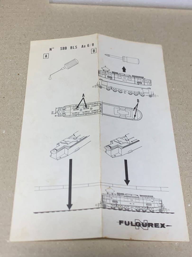 【未使用】鉄道模型　1/160 BLS Ae6/8 [208]