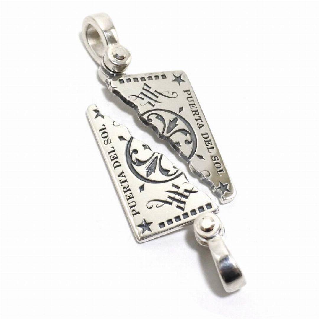 プエルタデルソル リバーシブル トランプ ペンダント ブラックダイヤ ルビー