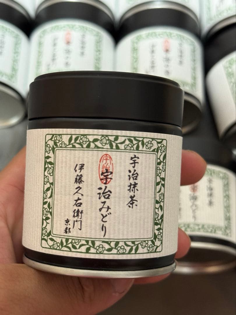 Itohkyuemon 伊藤久右衛門 宇治抹茶 12缶セット