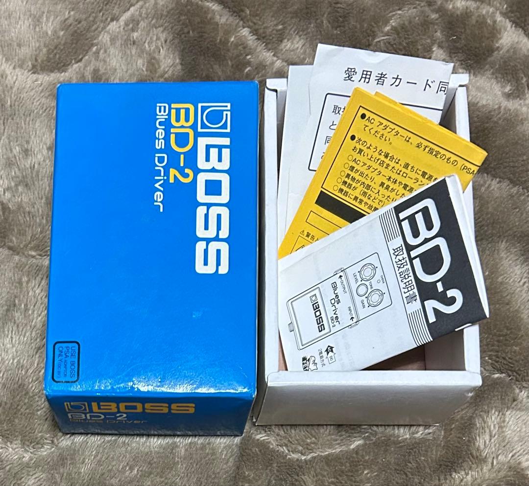 【五厘】BOSS BD-2＆専用ACアダプター＆カナレ シールド