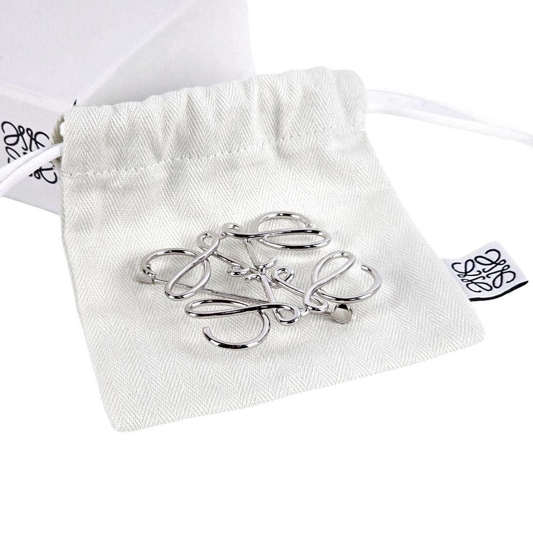 美品 ロエベ LOEWE Anagram Brooch アナグラム ブローチ