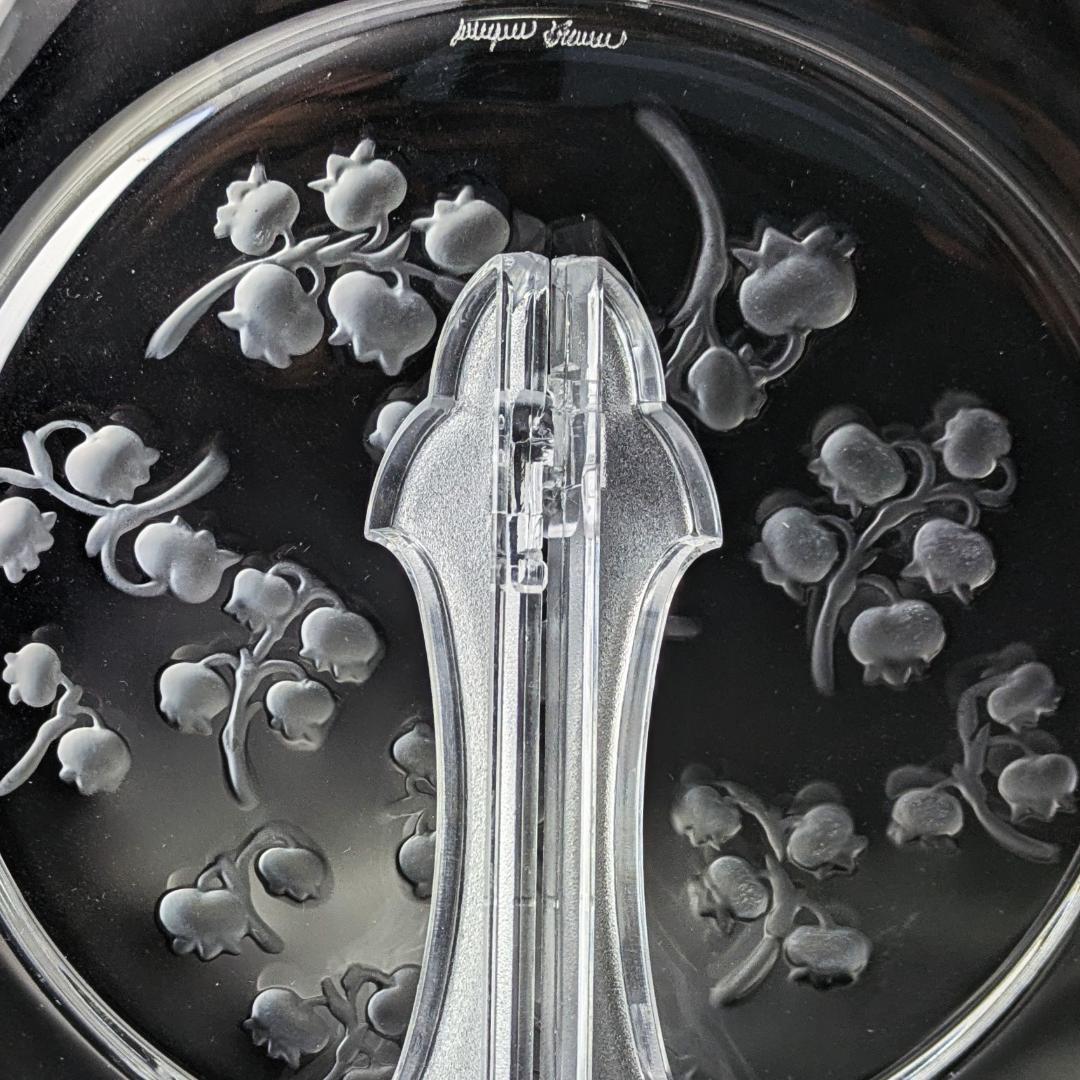 3枚セット ラリック フランス ビンテージプレートmuguet すずらん