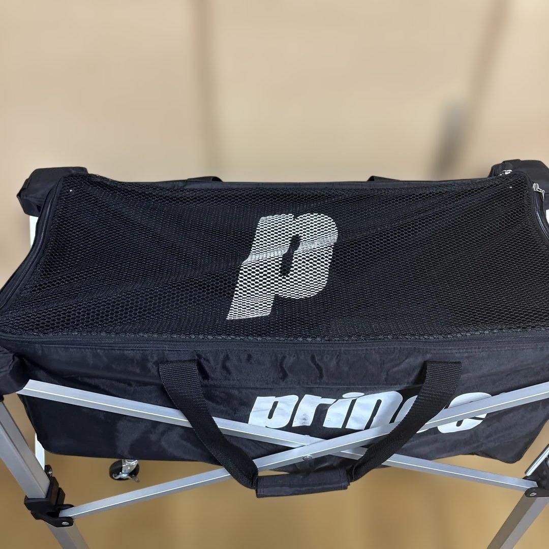 【美品✨】プリンス ワイドキャスターバッグ テニス ボール カゴ