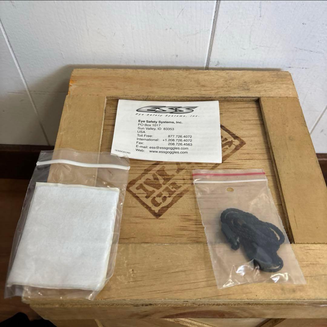 美品　米軍　ESS ICE サングラス　ブラック　クリア　送料無料⑩