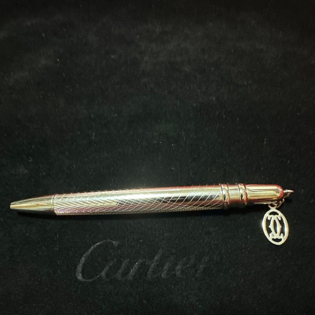 Cartier ボールペン メタル製 彫刻模様　新品未使用品、アンティーク