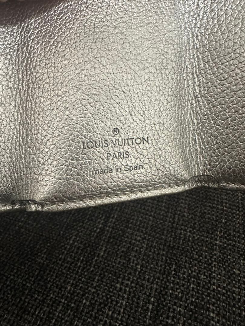 【即日発送】ルイヴィトン ポルトフォイユロックミニ 財布 三つ折り財布 シルバー