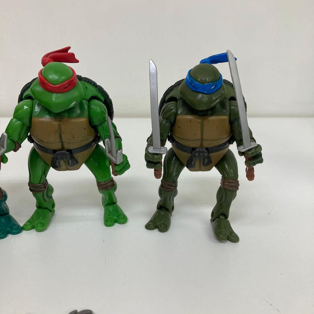 g553-29 ミュータントタートルズ　バトラクション　フィギュア　まとめて