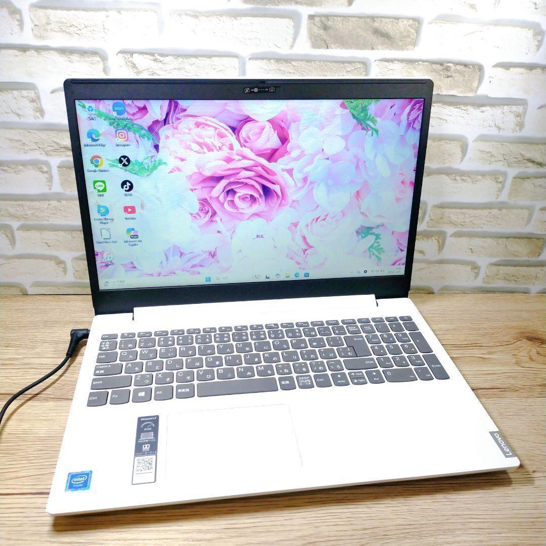 超美品☆第10世代☆Windows11♪LenovoノートPC カメラDVD付き