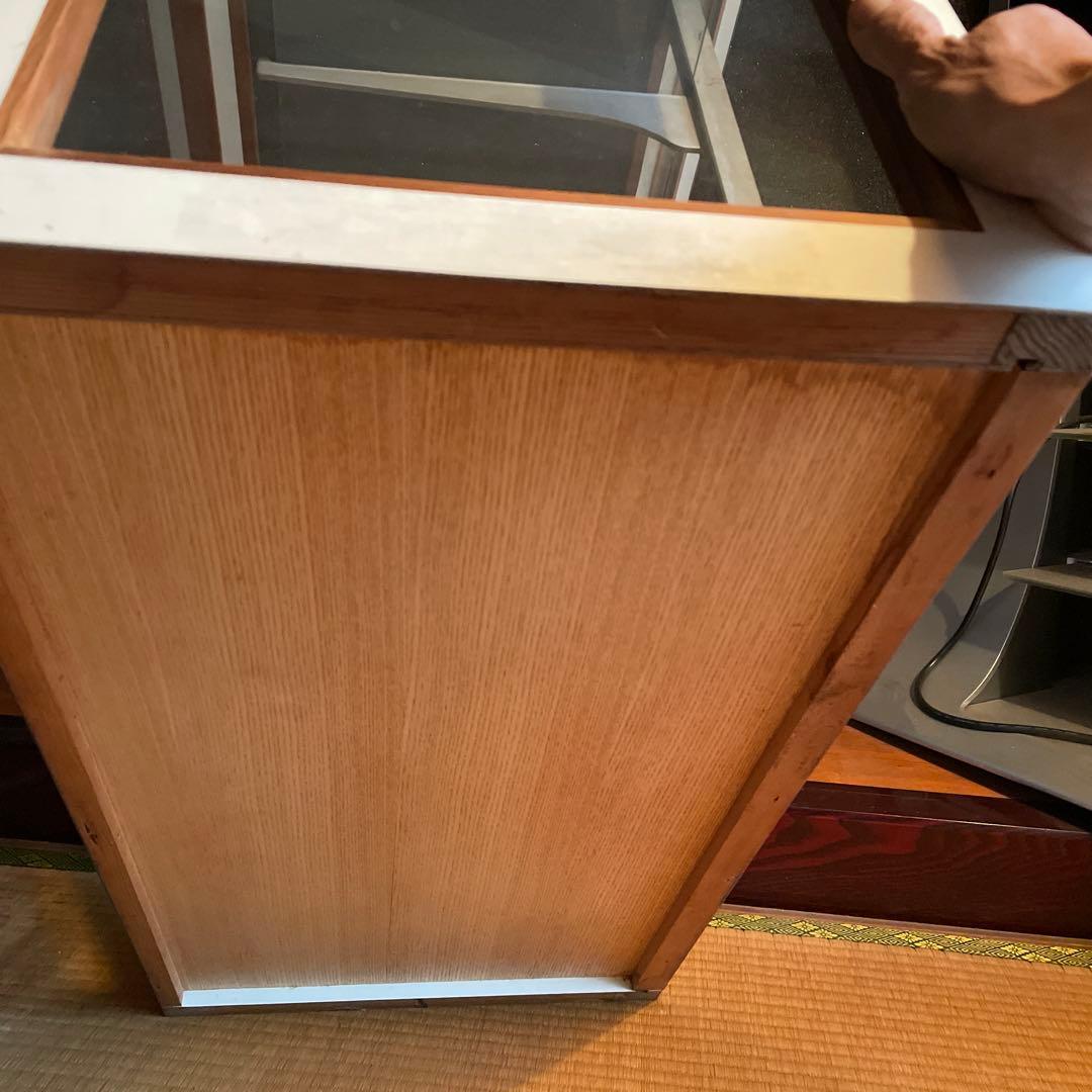 ヴィンテージ2段式ガラスショーケース