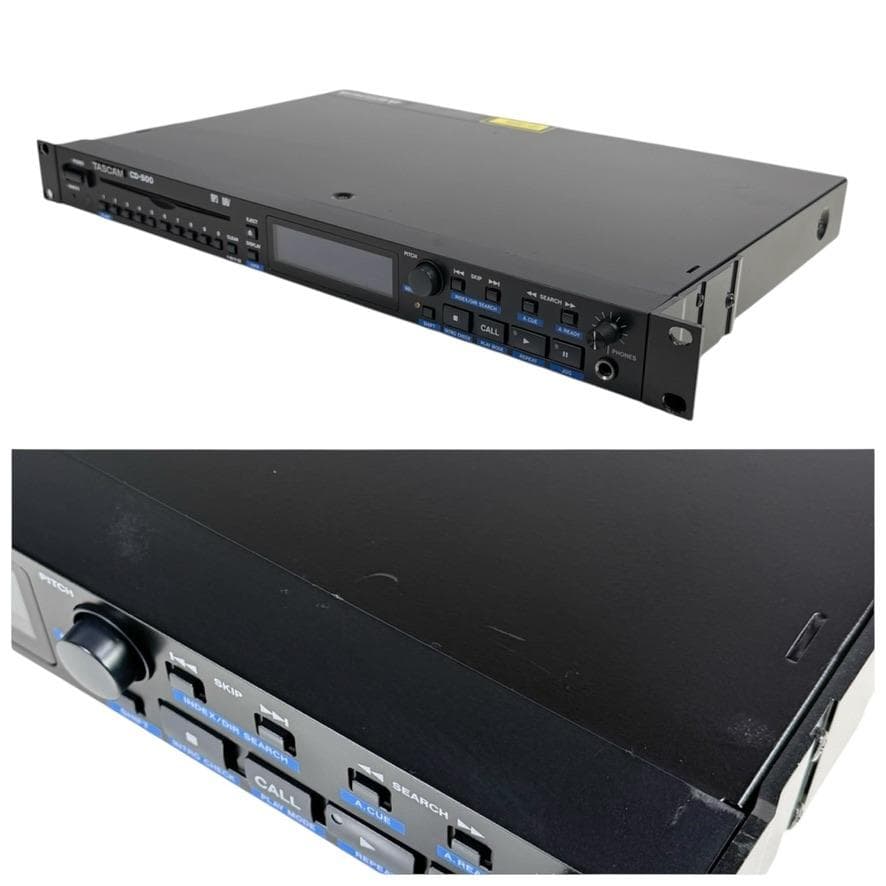 ◆優良美品◆TASCAM CDプレーヤー 業務用1U CD-500