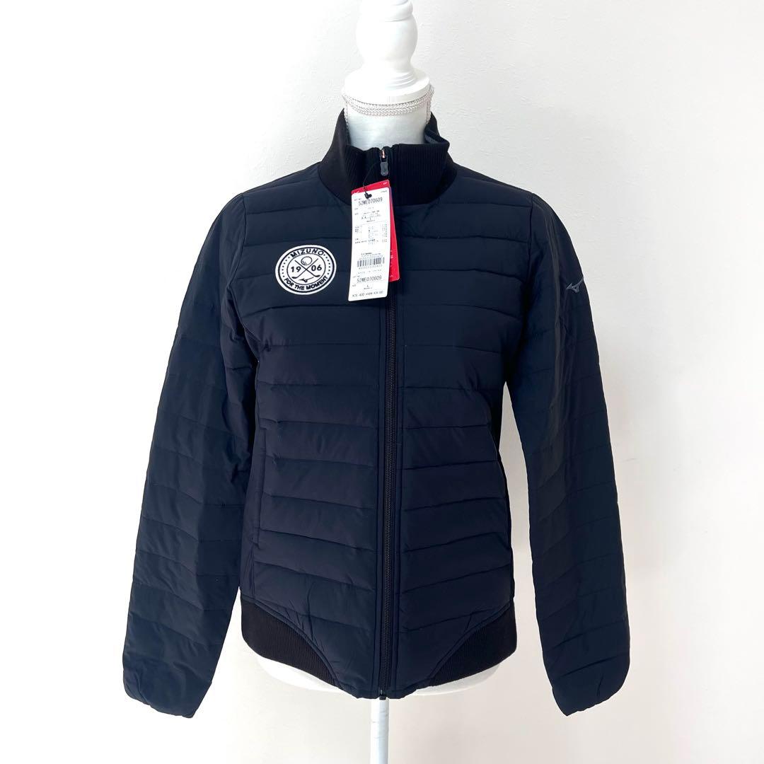 【新品タグ付】MIZUNO ブレスサーモ　ダウンジャケット　L レディース　黒