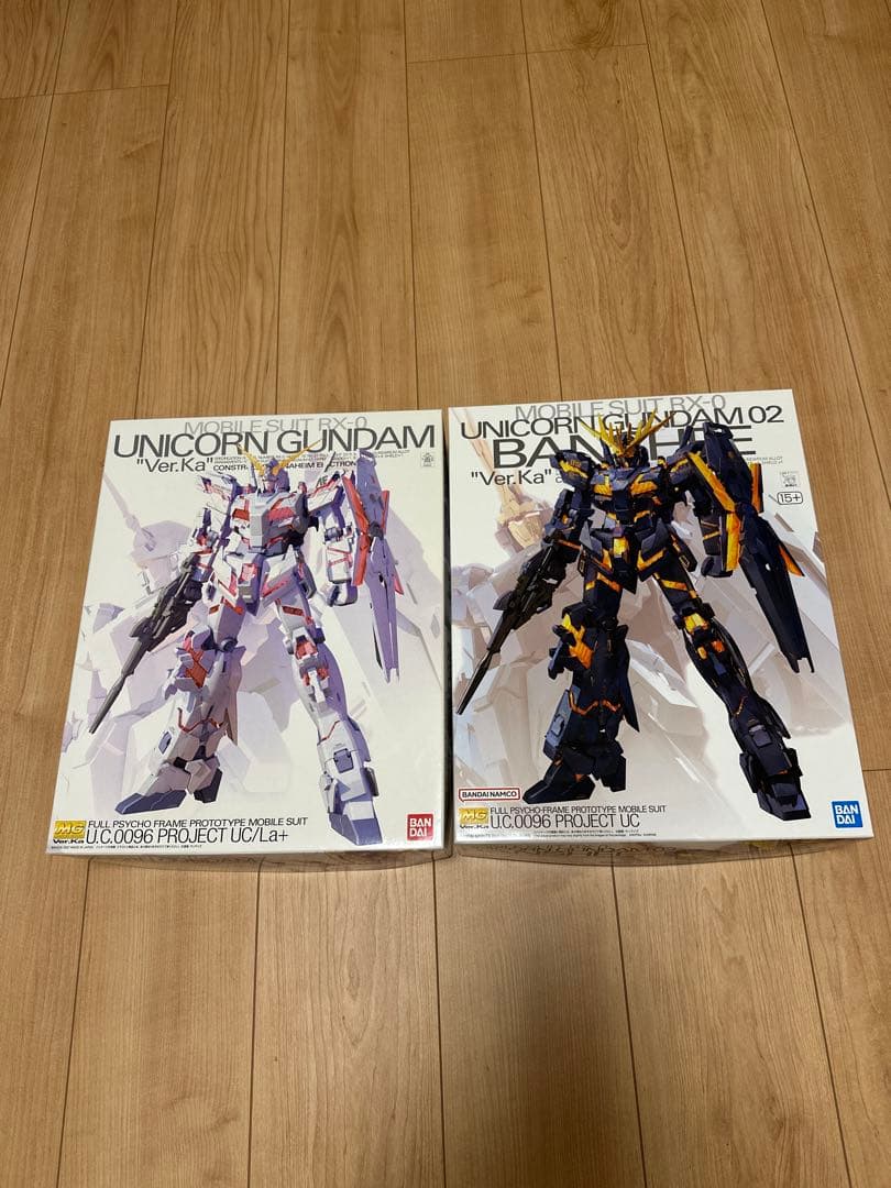 【本日のみ再アップ売り切り】MG ユニコーン & バンシィ Ver.Ka