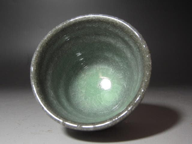 ★　清水卯一　青磁盃　美しい品です★x363